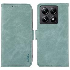 ABEEL - ABEEL Xiaomi 14T Pro Skal PU Läder Folio Ställ Baby Blue