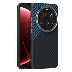 ABEEL - ABEEL Xiaomi 15 Ultra Skal MagSafe Kolfiber Svart / Blå