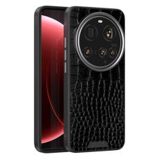 ABEEL - ABEEL Xiaomi 15 Ultra Skal MagSafe Krokodiltextur Svart