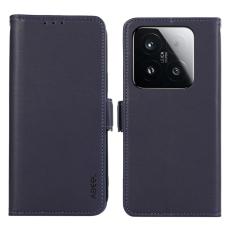 ABEEL - ABEEL Xiaomi 15T Skal Läder Fodral med RFID Skydd - Blå