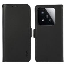 ABEEL - ABEEL Xiaomi 15T Skal Läder Fodral med RFID Skydd - Svart