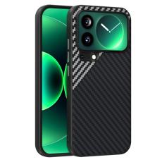 ABEEL - ABEEL Xiaomi 17 Pro Max Skal MagSafe Kolfiber Svart/Silver