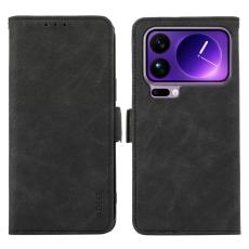 ABEEL - ABEEL Xiaomi 17 Pro Max Skal PU Läder Folio Ställ - Svart