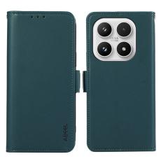 ABEEL - ABEEL Xiaomi 17 Skal Läder Fodral med RFID Skydd - Grön