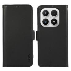 ABEEL - ABEEL Xiaomi 17 Skal Läder Fodral med RFID Skydd - Svart