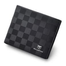 BULLCAPTAIN - BULLCAPTAIN Top Layer Cowhide Plånbok för Män Svart