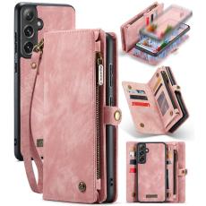 Caseme - CASEME 008 Fodral till Samsung Galaxy S24+ i läder - Rosa