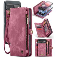 Caseme - CASEME 008 Läderfodral till Google Pixel 9 Pro - Röd