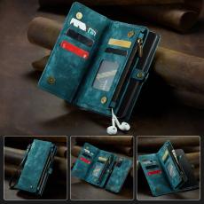 Caseme - CASEME 008 Retro PU Läder Skal 2-i-1 Plånbok Blå för S20