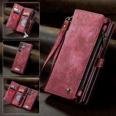 Caseme - CASEME 008 Series Samsung Galaxy S22 Ultra Skal 2-i-1 R&ouml;d