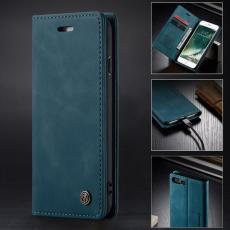 Caseme - CASEME 013 Auto-absorberande PU Läder Plånboksfodral Blå