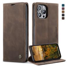 Caseme - CASEME 013 Flip Wallet Skal till iPhone 14 Pro Max - Kaffe