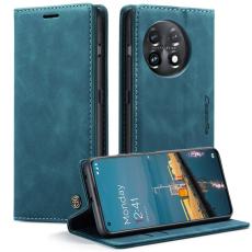Caseme - CASEME 013 OnePlus 11 5G Skal Magnetisk Flip PU L&auml;der Bl&aring;