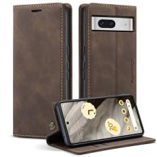 Caseme - CASEME 013 Series Google Pixel 7a Skal Kortfack Läder Kaffe