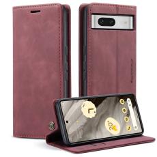 Caseme - CASEME 013 Series Google Pixel 7a Skal Läder Röd