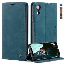 Caseme - CASEME 013 Series PU Leather Skal f&ouml;r iPhone XR 6.1 tum - Bl&aring;