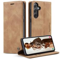Caseme - CASEME 013 Series Samsung Galaxy A35 5G Skal Magnetisk Brun