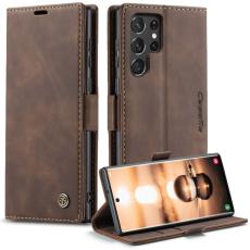 Caseme - CASEME 013 Series Samsung Galaxy S22 Ultra Skal - Kaffe
