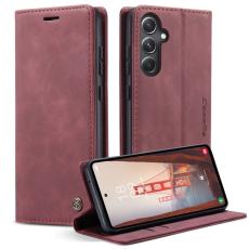 Caseme - CASEME 013 Series Samsung Galaxy S23 FE Skal PU Läder Röd