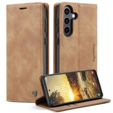 Caseme - CASEME 013 Series Samsung Galaxy S24 Skal Anti-drop Brun