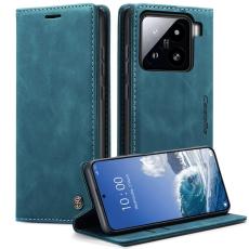 Caseme - CASEME 013 Wallet Case för Xiaomi 15 - PU Läder - Blå