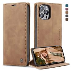 Caseme - CASEME 013 Wallet Stand Skal för iPhone 13 Pro Max - Brun