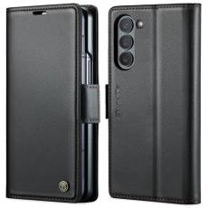 Caseme - CASEME Pl&aring;nboksfodral Konstl&auml;der f&ouml;r Samsung Galaxy Z Fold6 5G - Svart