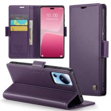 Caseme - CASEME Pl&aring;nboksfodral Konstl&auml;der f&ouml;r Xiaomi 13 Lite / Civi 2 - Lila