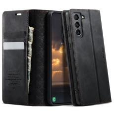 Caseme - CASEME 033 Samsung Galaxy S21 FE 5G Skal RFID Blocker Svart