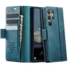 Caseme - CASEME 033 Series Samsung Galaxy S23 Ultra Skal RFID Blokkerande Blå