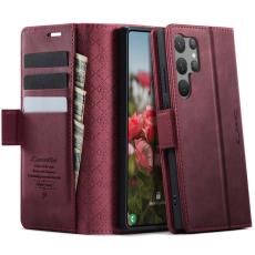 Caseme - CASEME 033 Series Samsung Galaxy S23 Ultra Skal RFID Röd