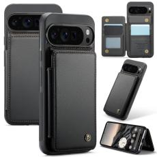 Caseme - CASEME C22 Fodral för Google Pixel 9 Pro XL - Läder Svart