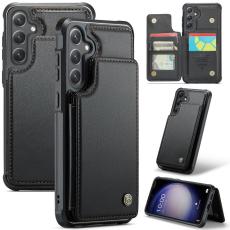 Caseme - CASEME C22 Fodral för Samsung Galaxy S23 FE - Läder, Svart