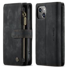 Caseme - CASEME C30 Fodral för iPhone 13 mini med rem och kortfickor - Svart