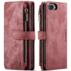 Caseme - CASEME C30 Fodral för iPhone 6/7/8 Plus med rem - Röd