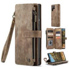 Caseme - CASEME C30 Fodral f&ouml;r Samsung Galaxy S22 Ultra 5G - Brun