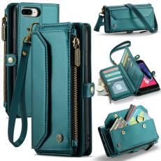 Caseme - CASEME C36 Läderfodral för iPhone 6 Plus/7 Plus/8 Plus - Grön
