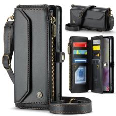 Caseme - CASEME C36 Läderfodral för Samsung Galaxy A35 5G - Svart