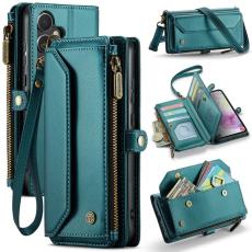Caseme - CASEME C36 Läderfodral för Samsung Galaxy A36 5G - Grön