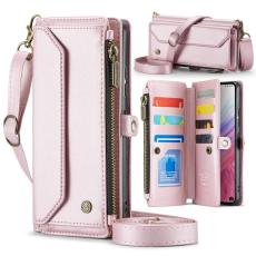 Caseme - CASEME C36 Läderfodral för Samsung Galaxy A53 5G - Rosa