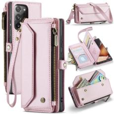 Caseme - CASEME C36 Läderfodral för Samsung Galaxy Note20 Ultra - Rosa