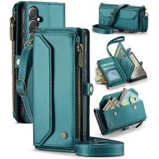 Caseme - CASEME C36 Läderfodral för Samsung Galaxy S24+ - Grön