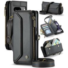 Caseme - CASEME C36 Läderfodral till Google Pixel 8 - Svart