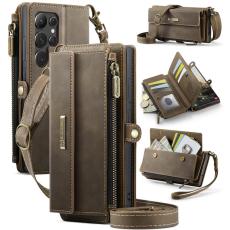 Caseme - CASEME C39 Fodral för Samsung Galaxy S22 Ultra 5G - Brun