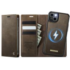 Caseme - CASEME C49 Fodral för iPhone 14 Plus/15 Plus MagSafe Kaffe