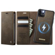 Caseme - CASEME C49 iPhone 11 Pro Max Skal MagSafe RFID Läder Kaffe