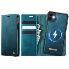 Caseme - CASEME C49 iPhone 11 Skal MagSafe RFID Blocker Läder Grön