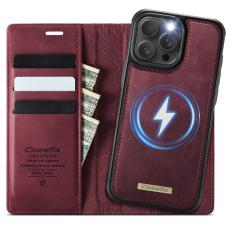 Caseme - CASEME C49 iPhone 15 Pro Skal MagSafe RFID Blocker Röd