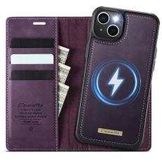 Caseme - CASEME C49 iPhone 15 Skal MagSafe RFID Blocker Lila