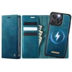 Caseme - CASEME C49 iPhone 16 Pro Skal MagSafe RFID Läder Grön